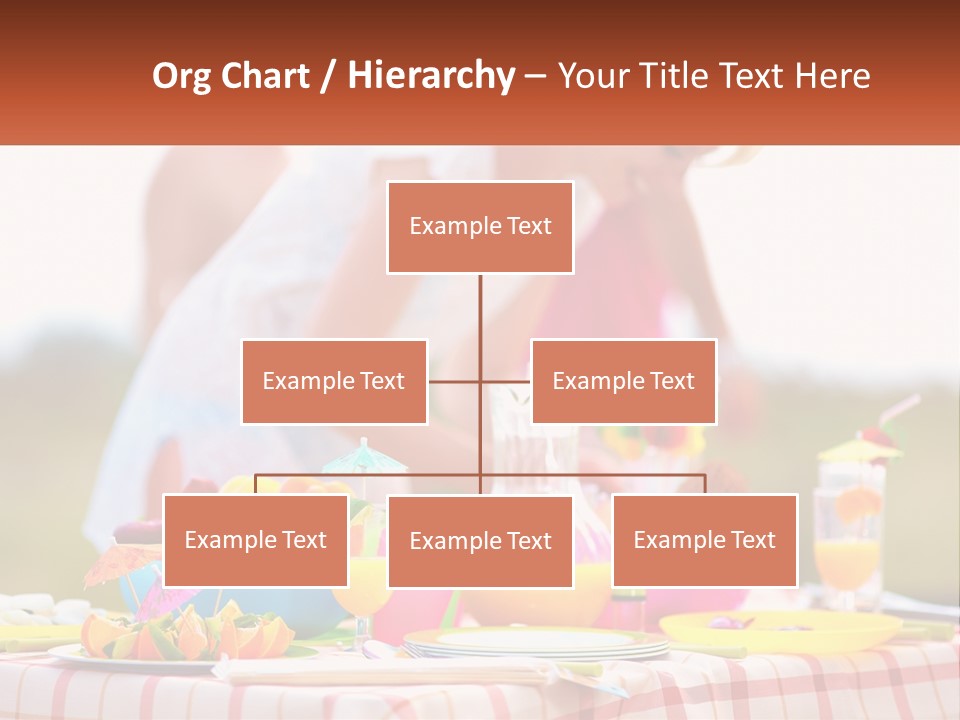 A Table Topped With Plates And Bowls Filled With Food PowerPoint Template