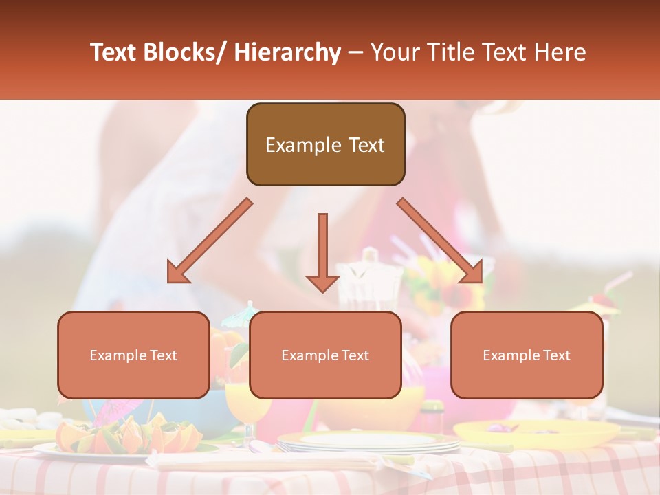 A Table Topped With Plates And Bowls Filled With Food PowerPoint Template