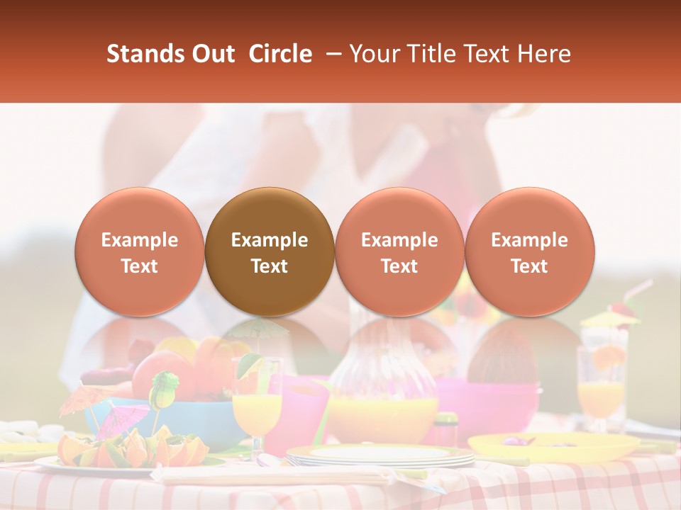 A Table Topped With Plates And Bowls Filled With Food PowerPoint Template