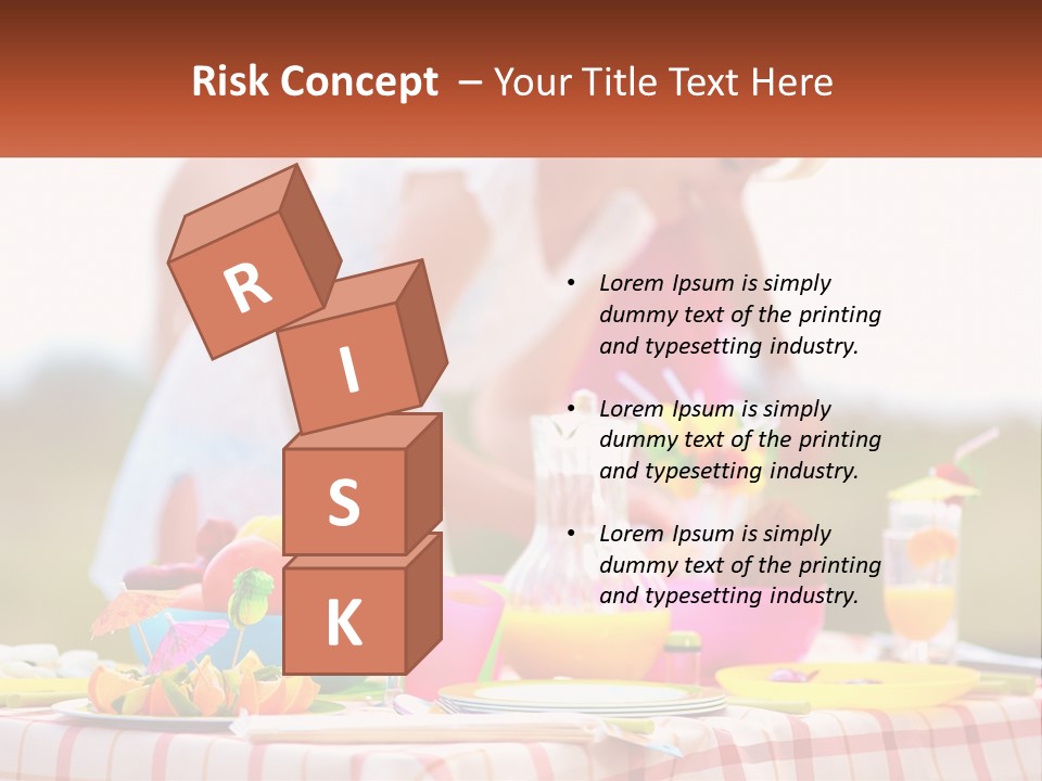 A Table Topped With Plates And Bowls Filled With Food PowerPoint Template