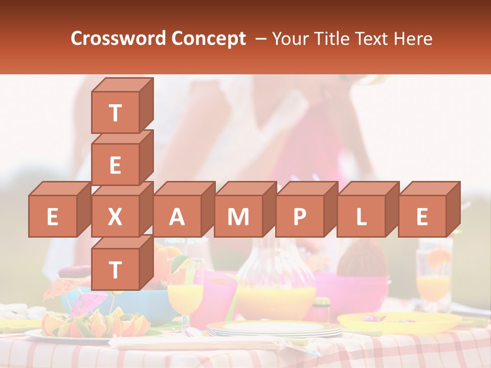 A Table Topped With Plates And Bowls Filled With Food PowerPoint Template