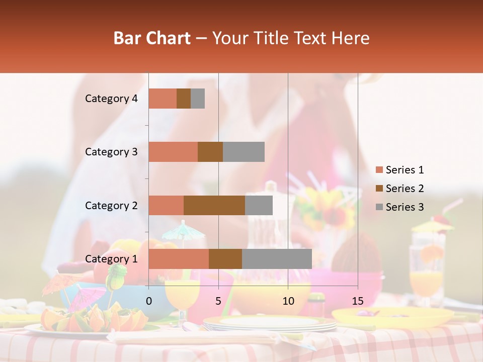 A Table Topped With Plates And Bowls Filled With Food PowerPoint Template