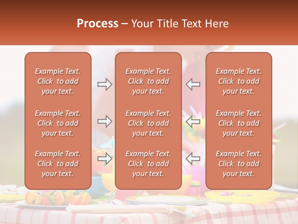 A Table Topped With Plates And Bowls Filled With Food PowerPoint Template