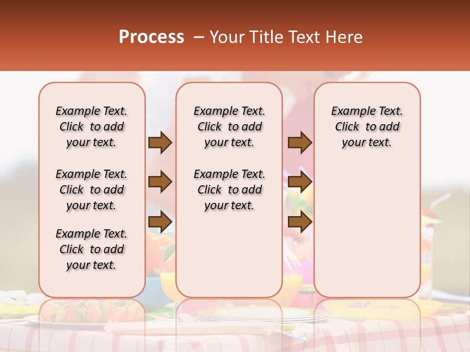 A Table Topped With Plates And Bowls Filled With Food PowerPoint Template