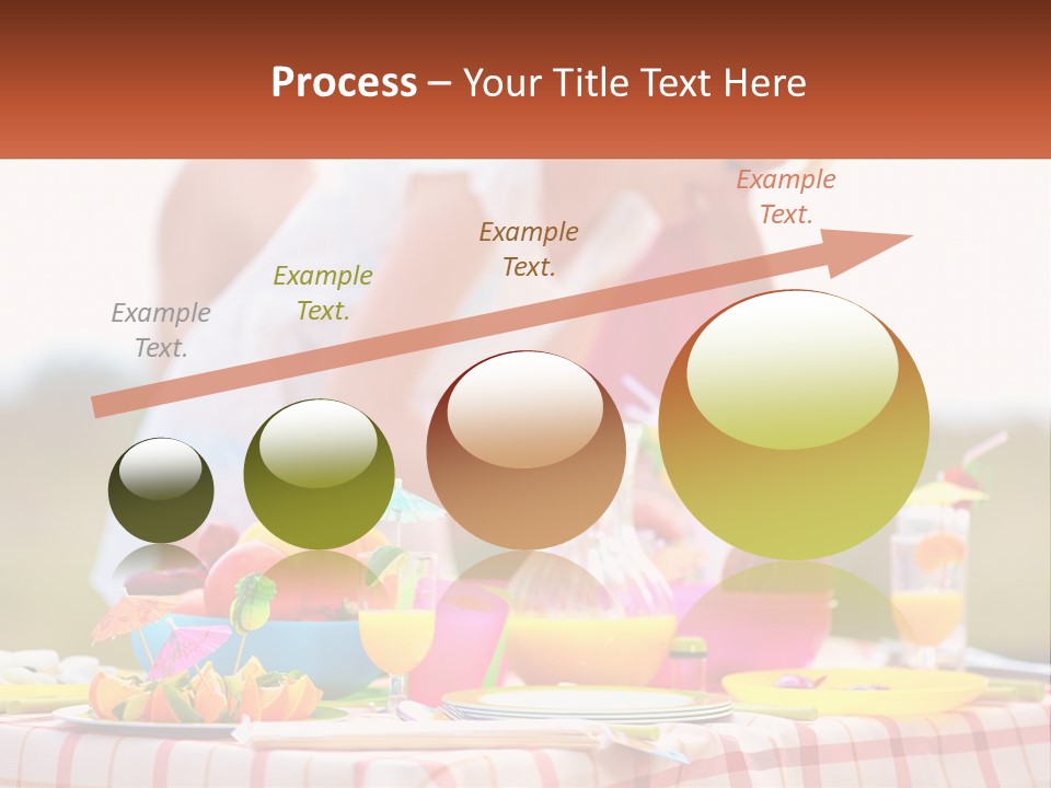 A Table Topped With Plates And Bowls Filled With Food PowerPoint Template