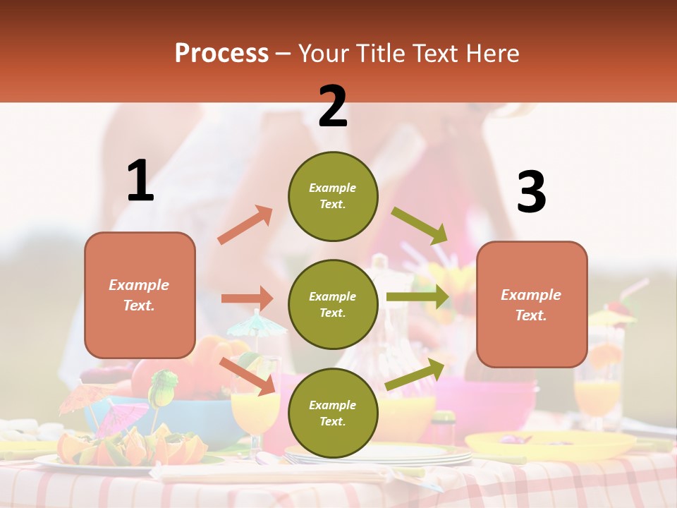 A Table Topped With Plates And Bowls Filled With Food PowerPoint Template