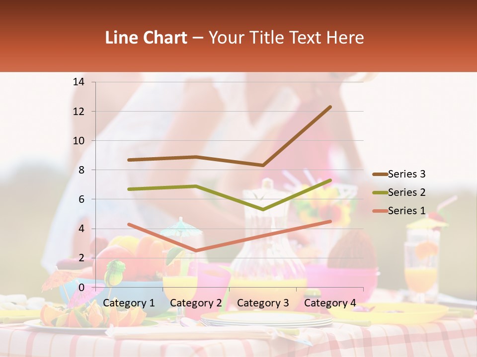A Table Topped With Plates And Bowls Filled With Food PowerPoint Template