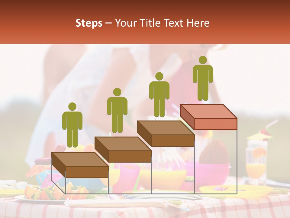 A Table Topped With Plates And Bowls Filled With Food PowerPoint Template