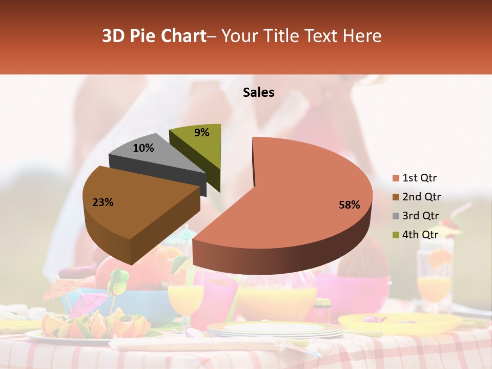 A Table Topped With Plates And Bowls Filled With Food PowerPoint Template
