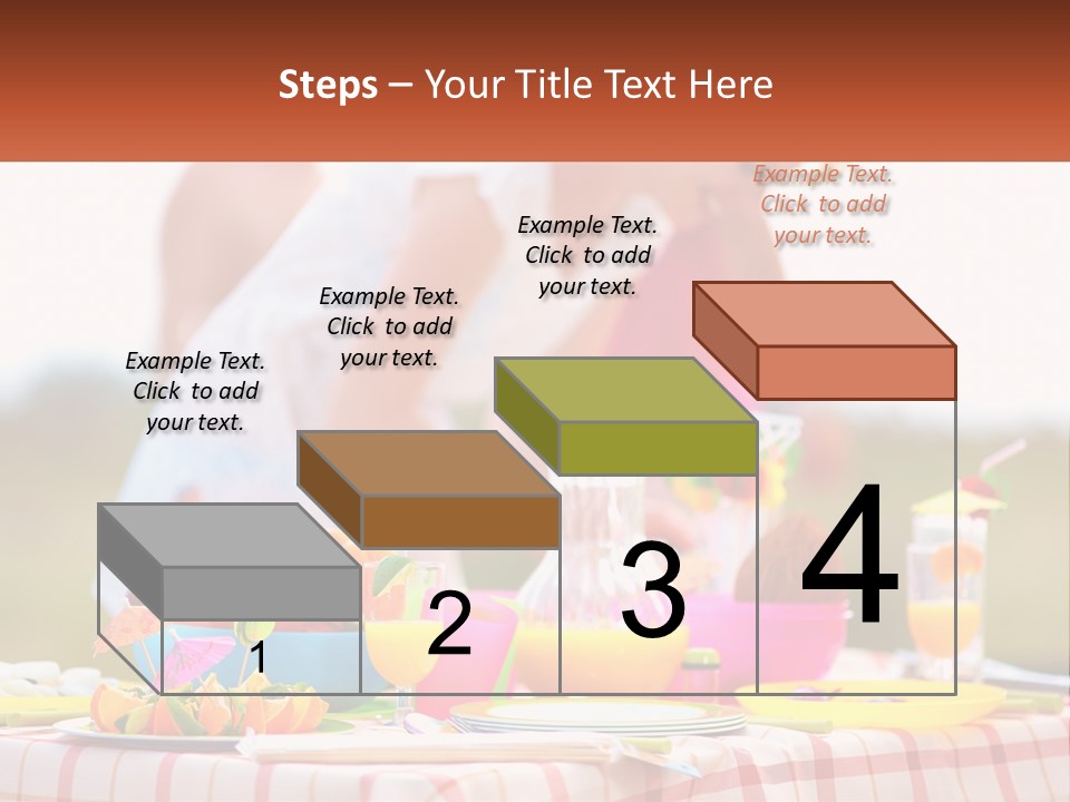 A Table Topped With Plates And Bowls Filled With Food PowerPoint Template