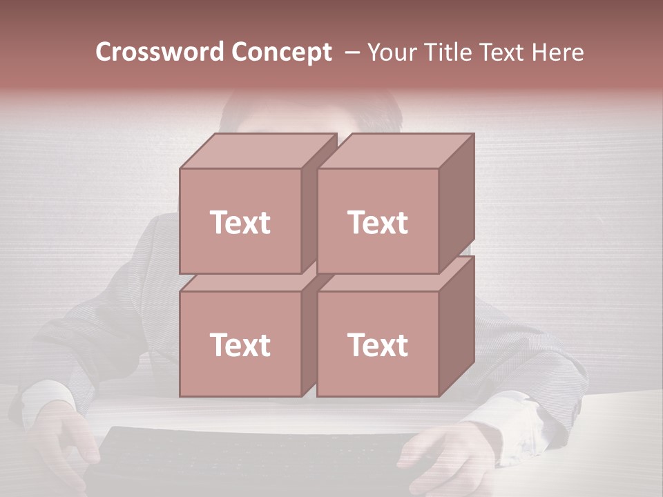 A Young Man In A Suit And Glasses Making A Surprised Face PowerPoint Template