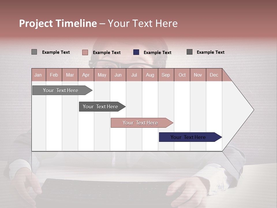 A Young Man In A Suit And Glasses Making A Surprised Face PowerPoint Template