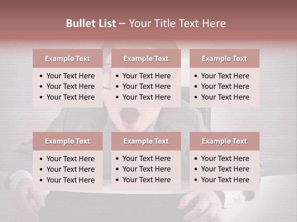 A Young Man In A Suit And Glasses Making A Surprised Face PowerPoint Template