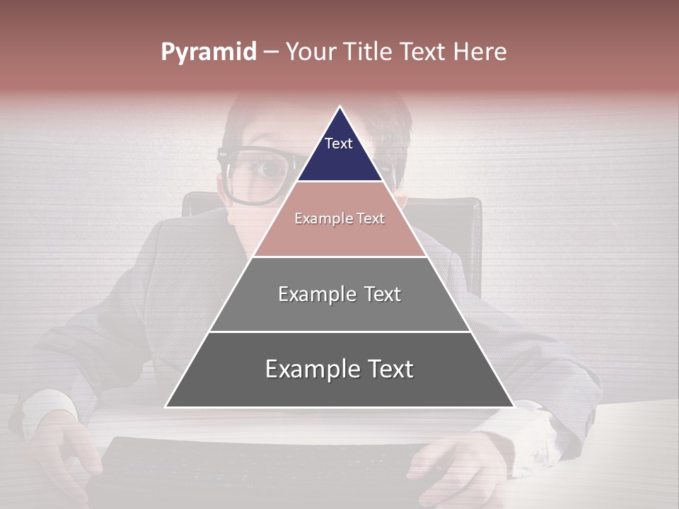 A Young Man In A Suit And Glasses Making A Surprised Face PowerPoint Template