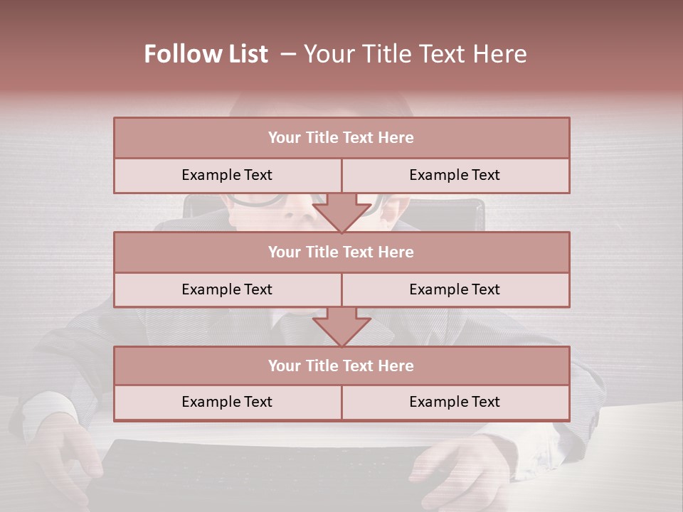 A Young Man In A Suit And Glasses Making A Surprised Face PowerPoint Template