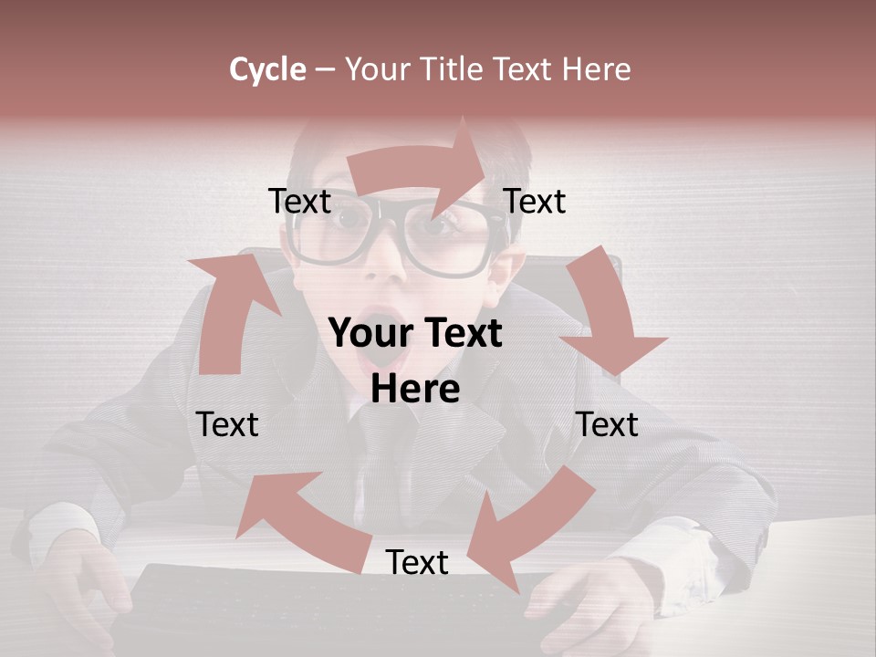 A Young Man In A Suit And Glasses Making A Surprised Face PowerPoint Template