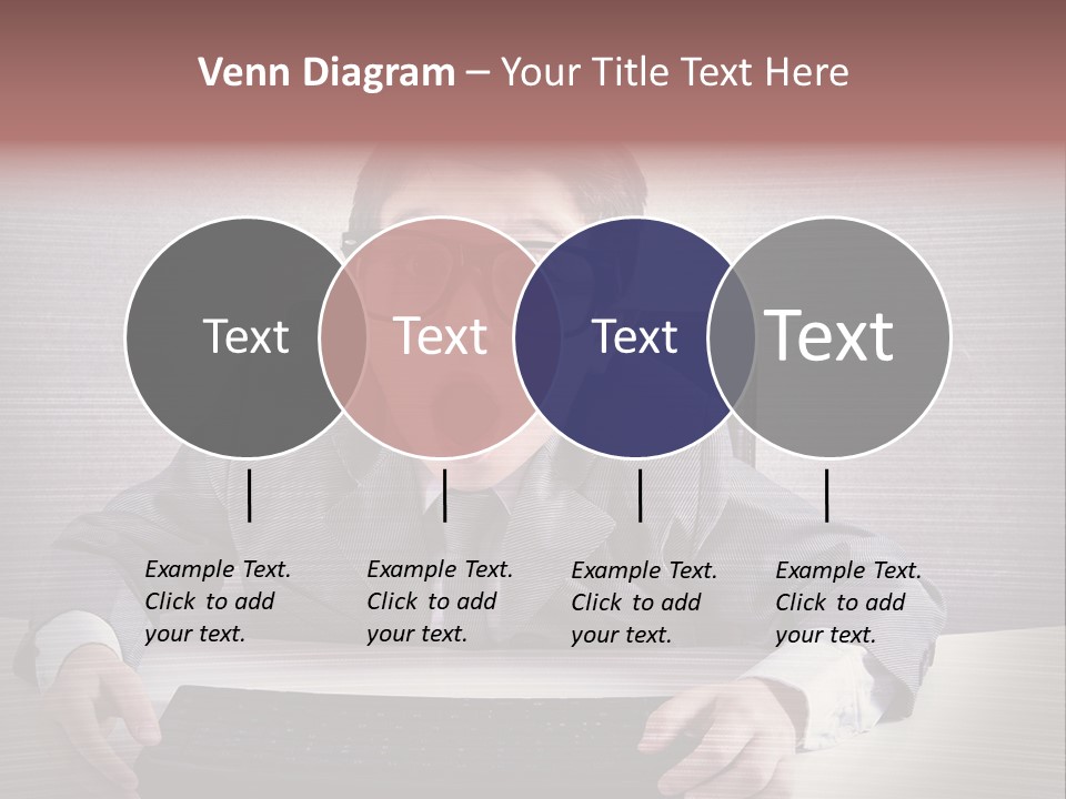 A Young Man In A Suit And Glasses Making A Surprised Face PowerPoint Template