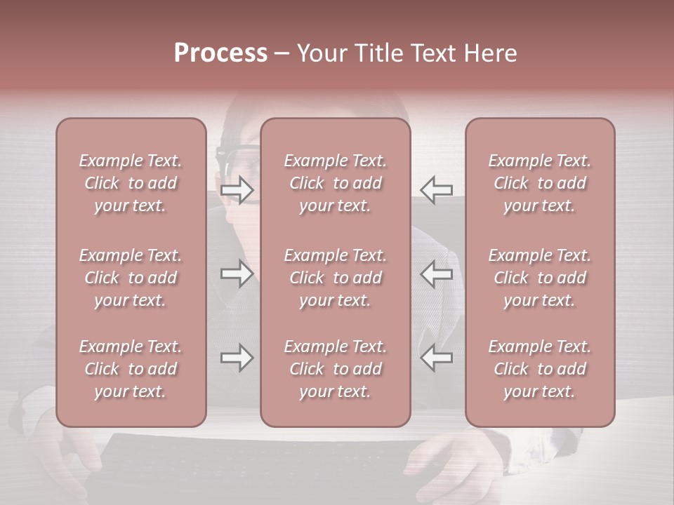A Young Man In A Suit And Glasses Making A Surprised Face PowerPoint Template