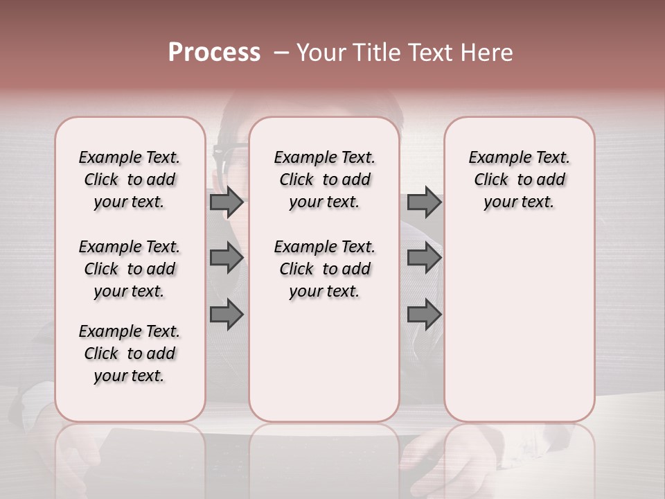 A Young Man In A Suit And Glasses Making A Surprised Face PowerPoint Template