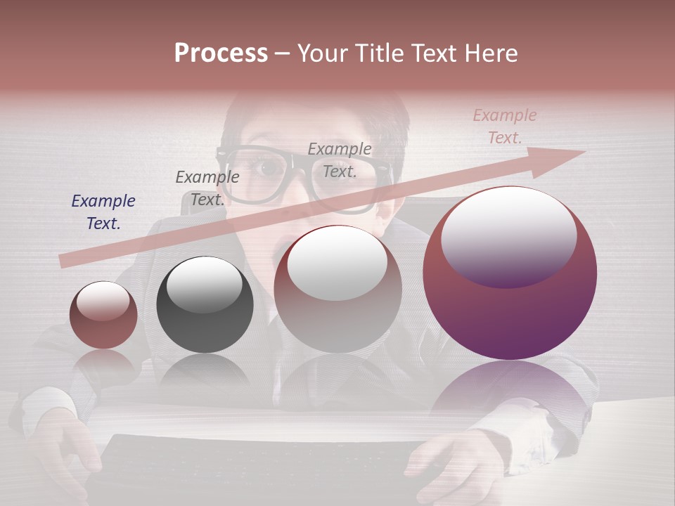 A Young Man In A Suit And Glasses Making A Surprised Face PowerPoint Template