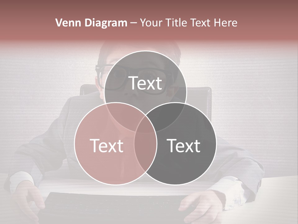 A Young Man In A Suit And Glasses Making A Surprised Face PowerPoint Template