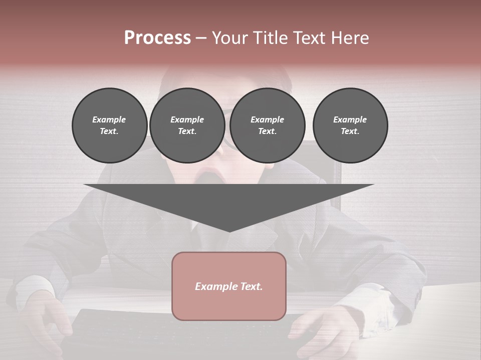 A Young Man In A Suit And Glasses Making A Surprised Face PowerPoint Template