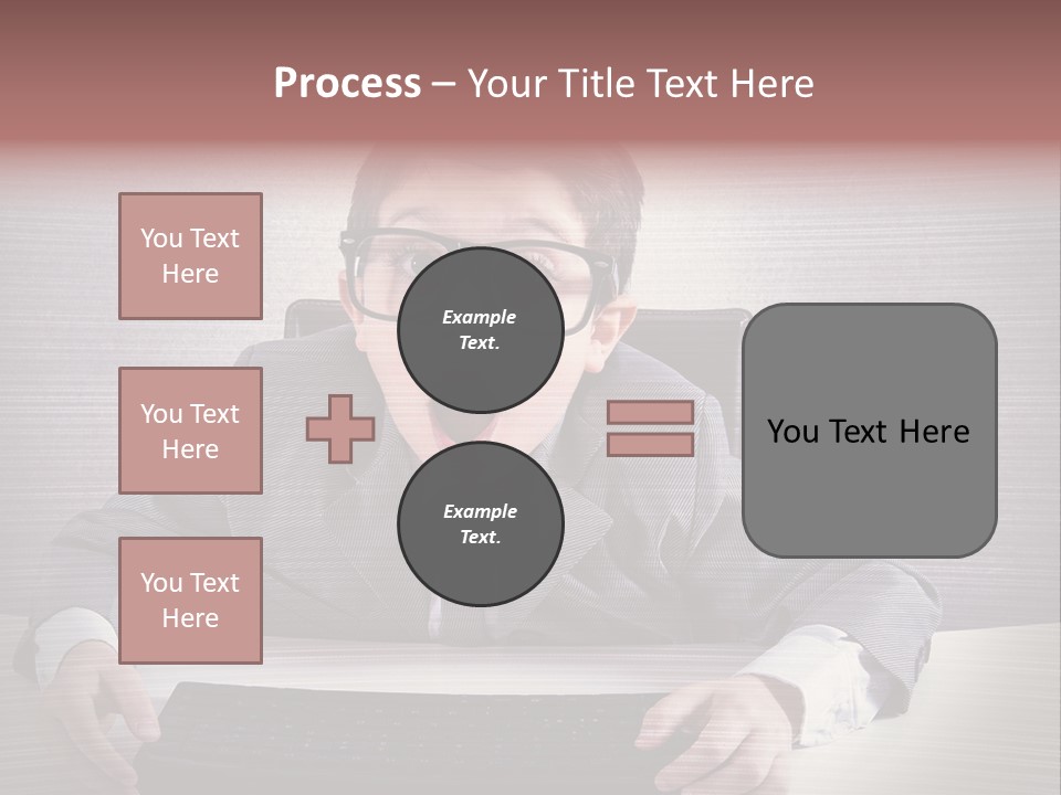 A Young Man In A Suit And Glasses Making A Surprised Face PowerPoint Template