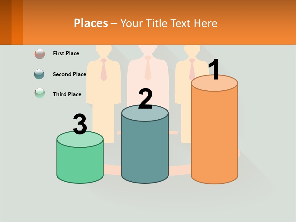 A Group Of People Standing In A Circle PowerPoint Template