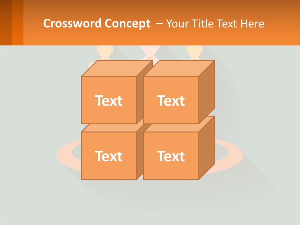 A Group Of People Standing In A Circle PowerPoint Template