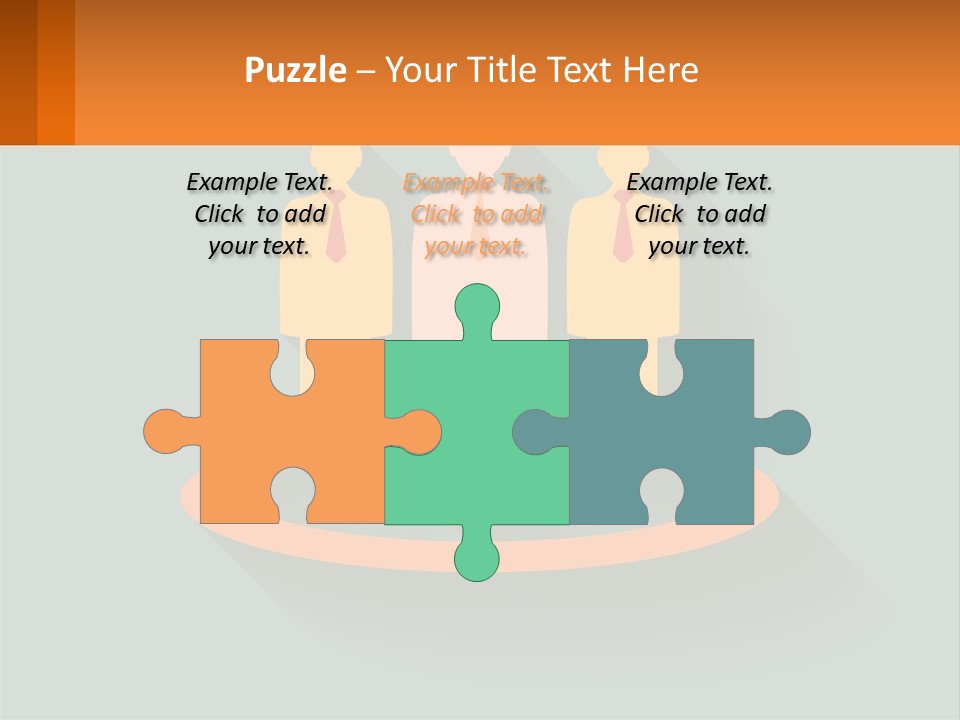 A Group Of People Standing In A Circle PowerPoint Template