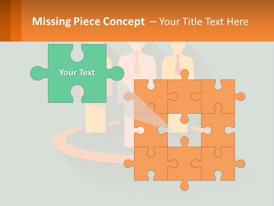 A Group Of People Standing In A Circle PowerPoint Template