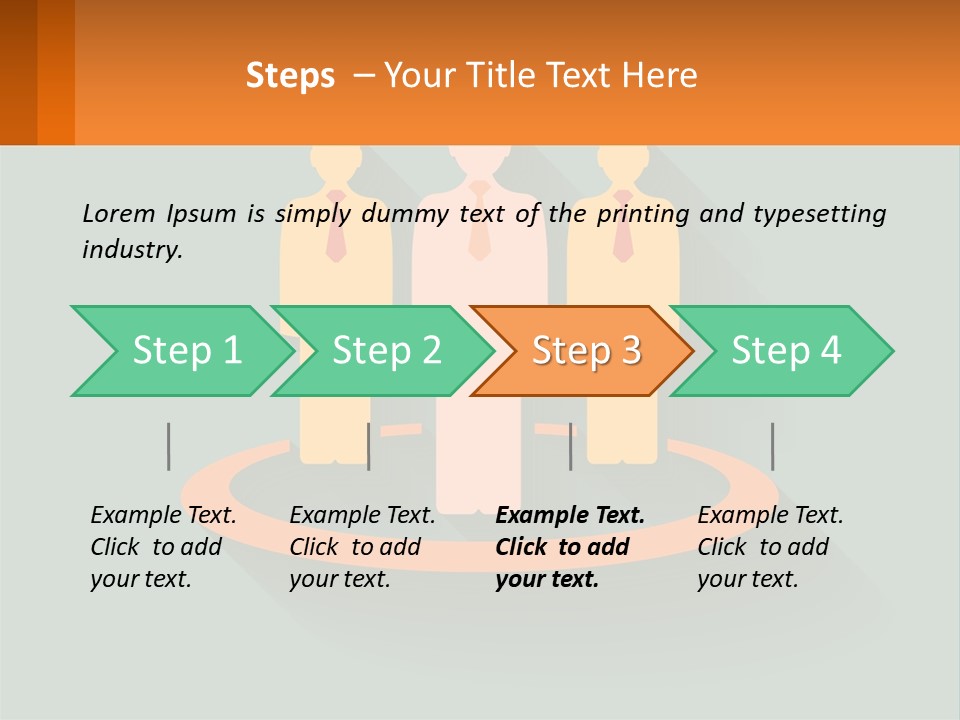 A Group Of People Standing In A Circle PowerPoint Template