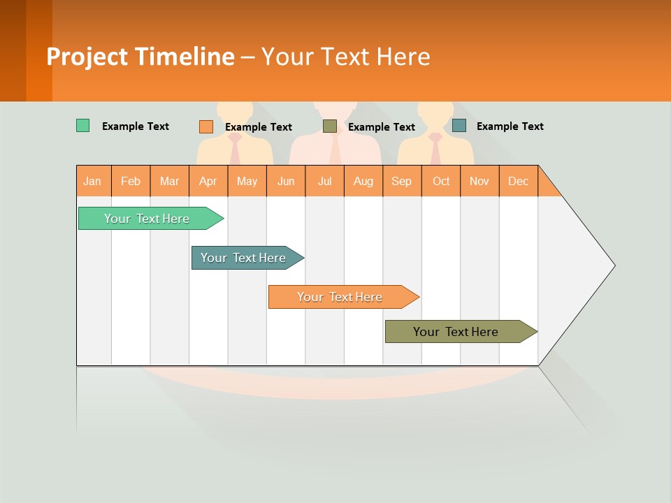 A Group Of People Standing In A Circle PowerPoint Template