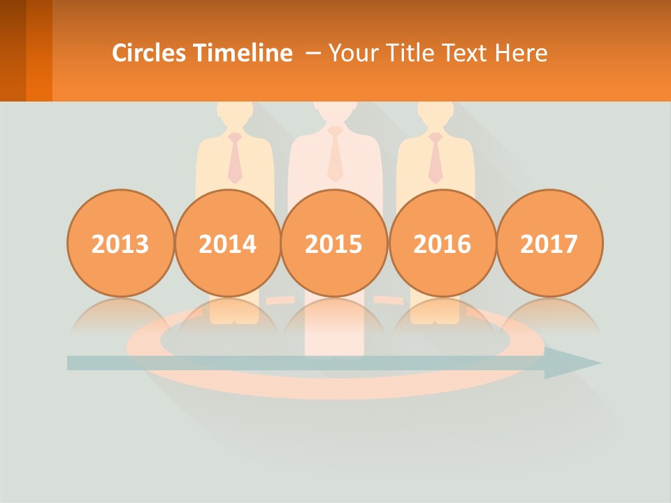 A Group Of People Standing In A Circle PowerPoint Template