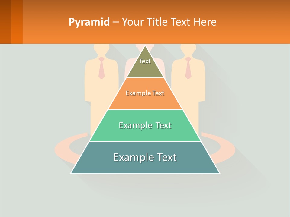 A Group Of People Standing In A Circle PowerPoint Template