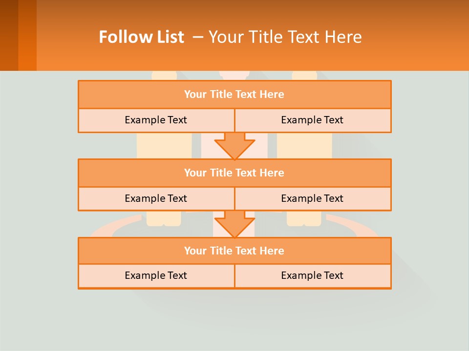 A Group Of People Standing In A Circle PowerPoint Template
