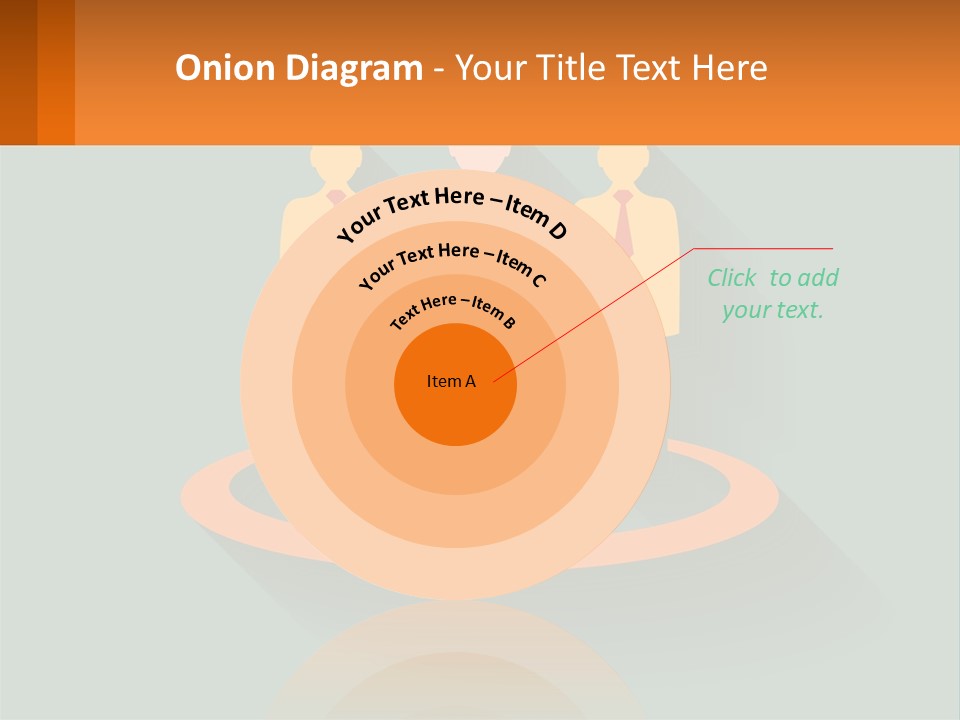 A Group Of People Standing In A Circle PowerPoint Template
