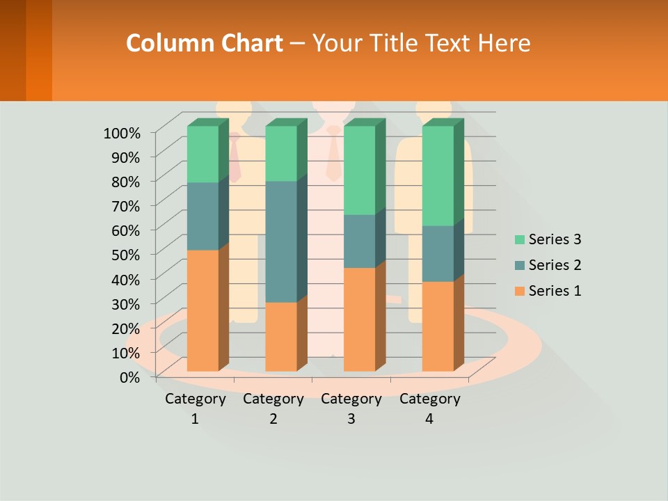 A Group Of People Standing In A Circle PowerPoint Template