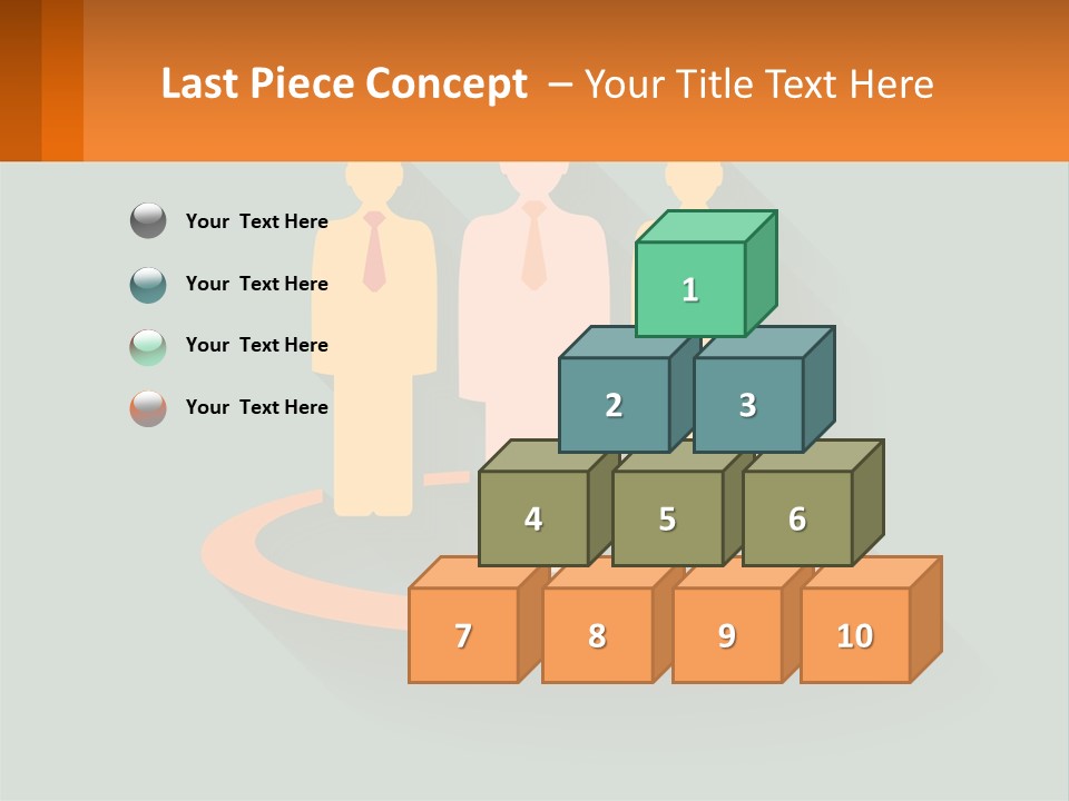 A Group Of People Standing In A Circle PowerPoint Template