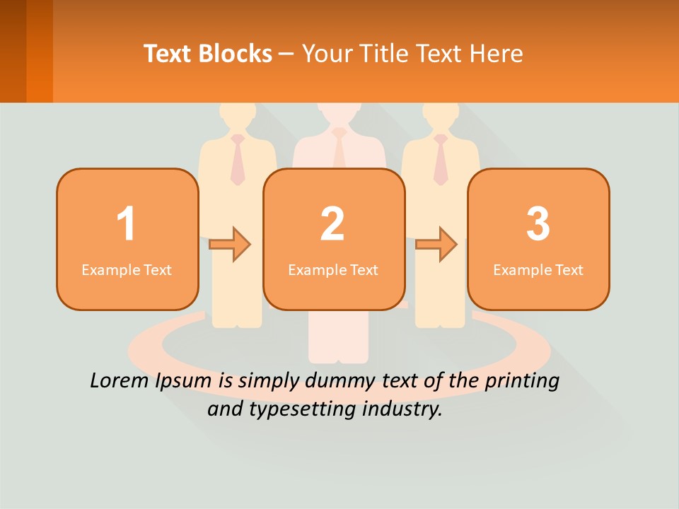 A Group Of People Standing In A Circle PowerPoint Template