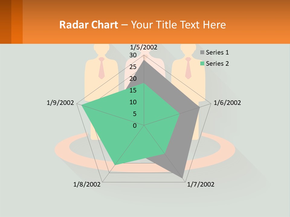 A Group Of People Standing In A Circle PowerPoint Template
