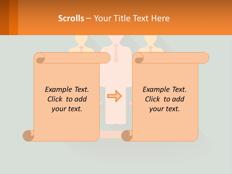 A Group Of People Standing In A Circle PowerPoint Template