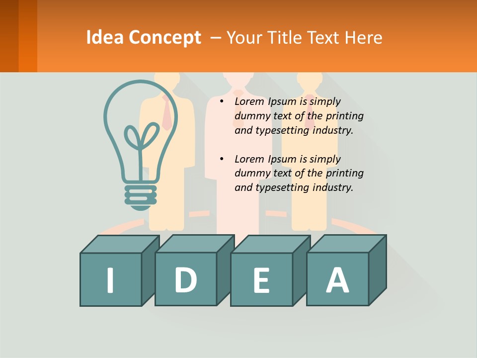 A Group Of People Standing In A Circle PowerPoint Template
