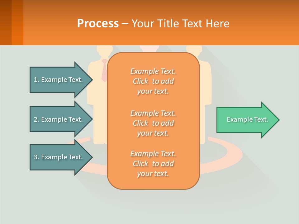 A Group Of People Standing In A Circle PowerPoint Template