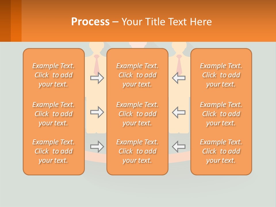 A Group Of People Standing In A Circle PowerPoint Template