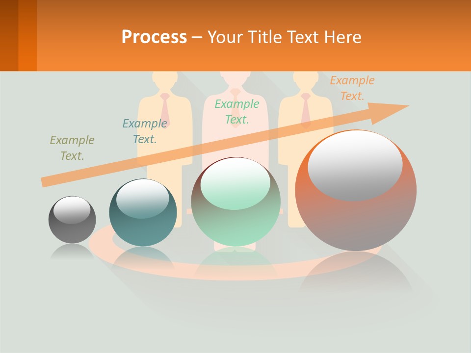 A Group Of People Standing In A Circle PowerPoint Template