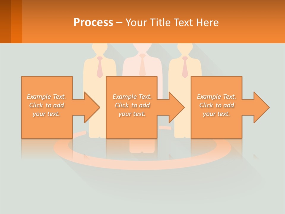 A Group Of People Standing In A Circle PowerPoint Template