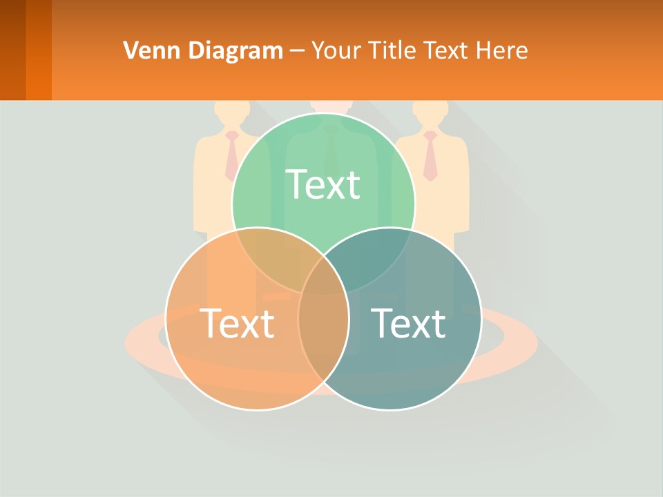 A Group Of People Standing In A Circle PowerPoint Template