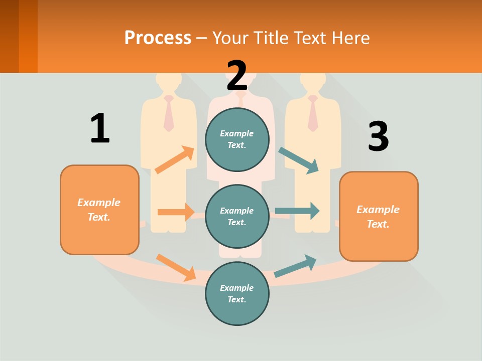 A Group Of People Standing In A Circle PowerPoint Template