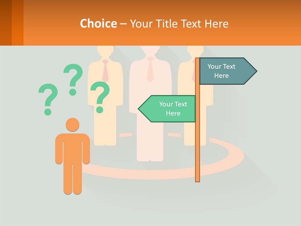 A Group Of People Standing In A Circle PowerPoint Template